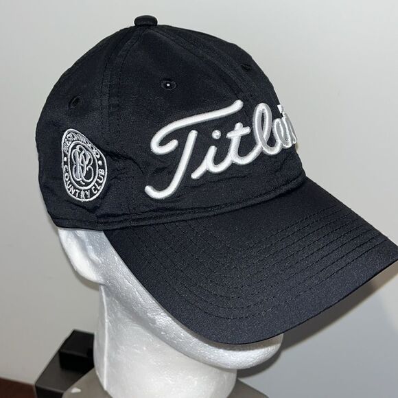 Two (2) Raised Letter Titleist Tour performance Poly/Spandex Golf Hat cap - Picture 2 of 11